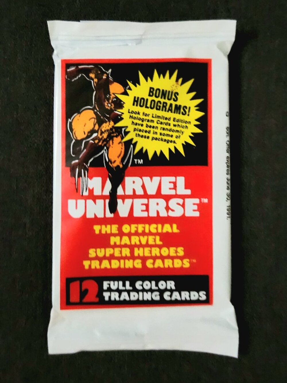1990 Marvel Universe Wolverine Sealed Pack